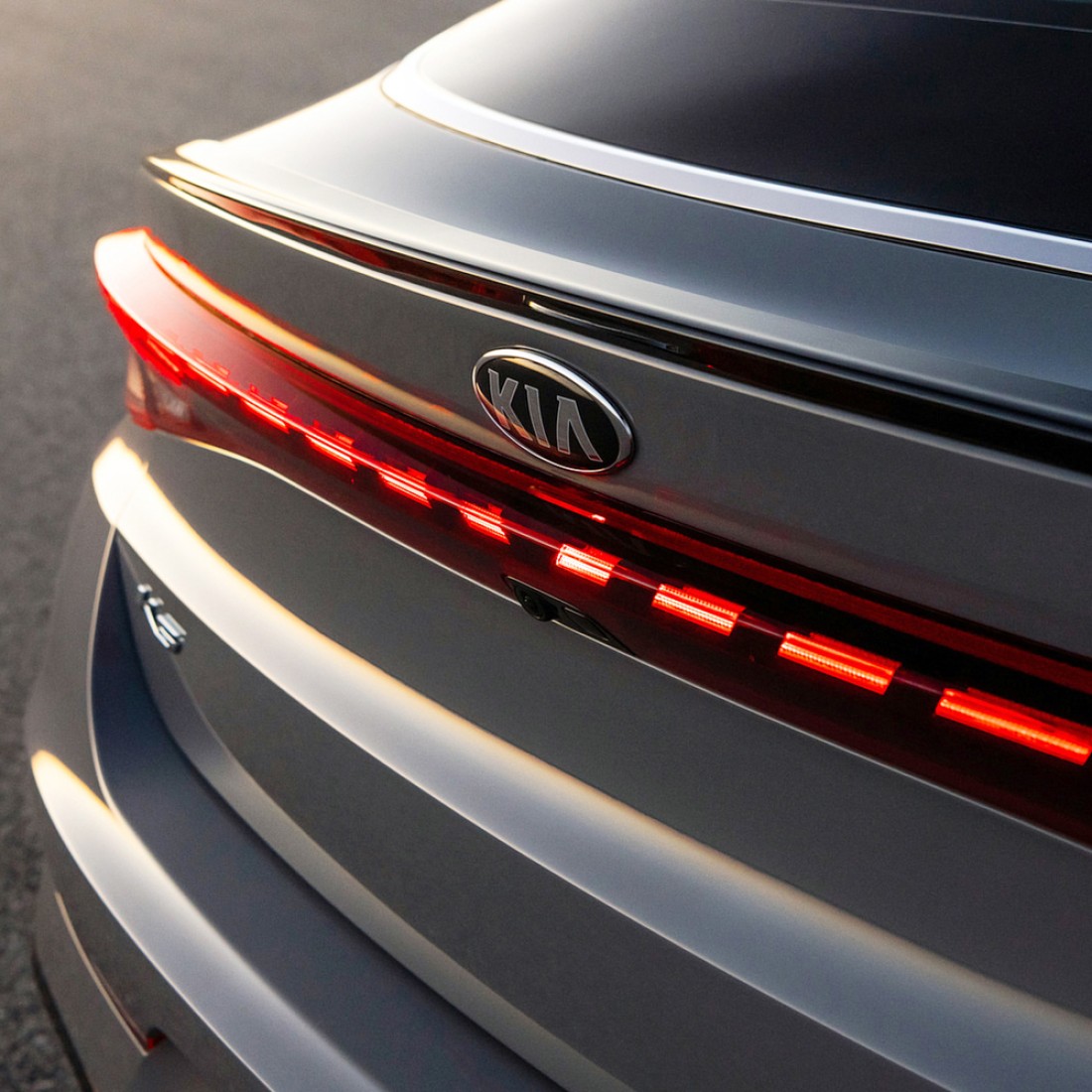 Flush Mount Spoilers Kia K5 Factory Style Flush Mount